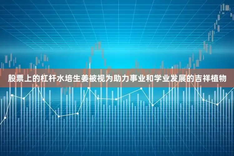 股票上的杠杆水培生姜被视为助力事业和学业发展的吉祥植物