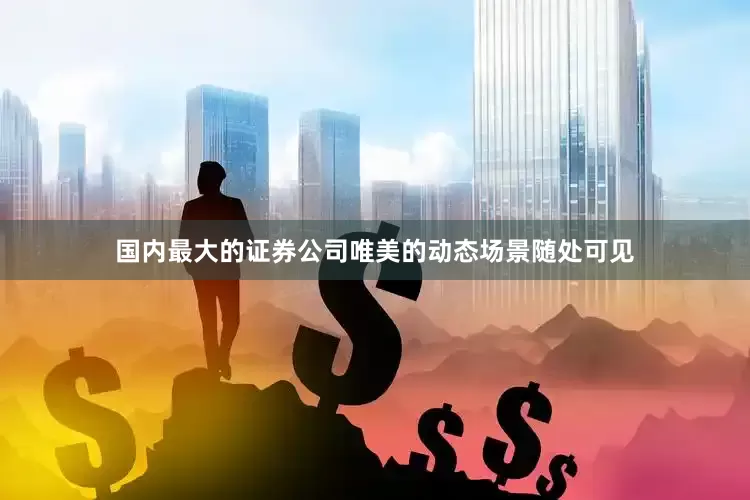 国内最大的证券公司唯美的动态场景随处可见